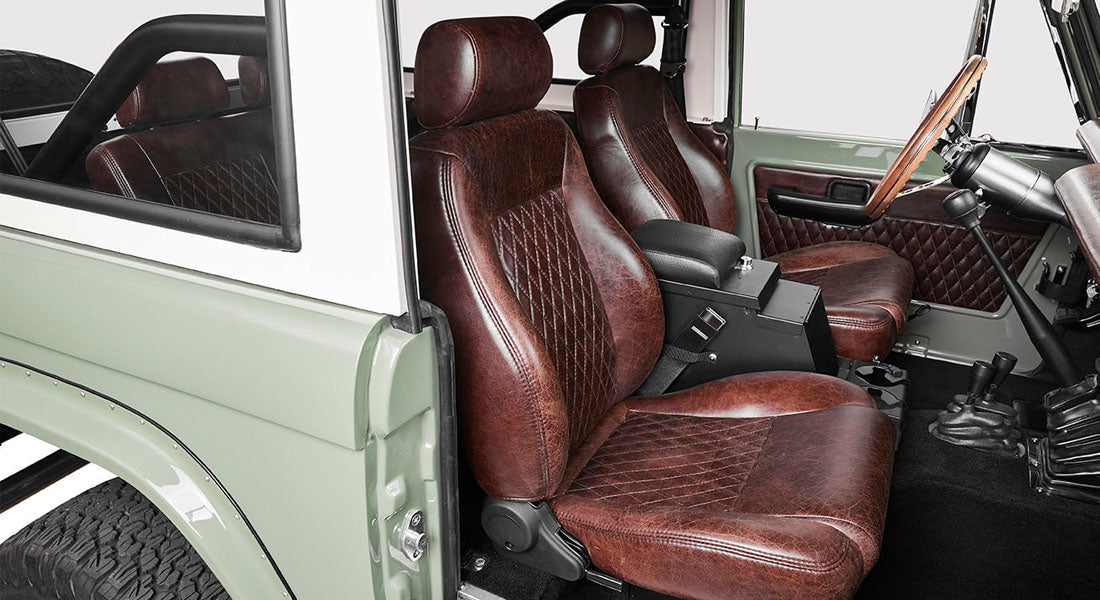 Classic Ford Bronco interior