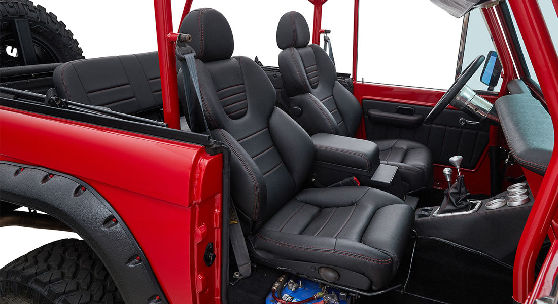 Classic Ford Bronco interior