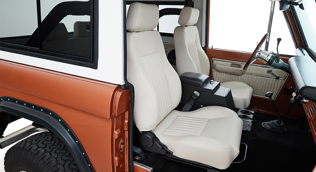 Classic Ford Bronco interior