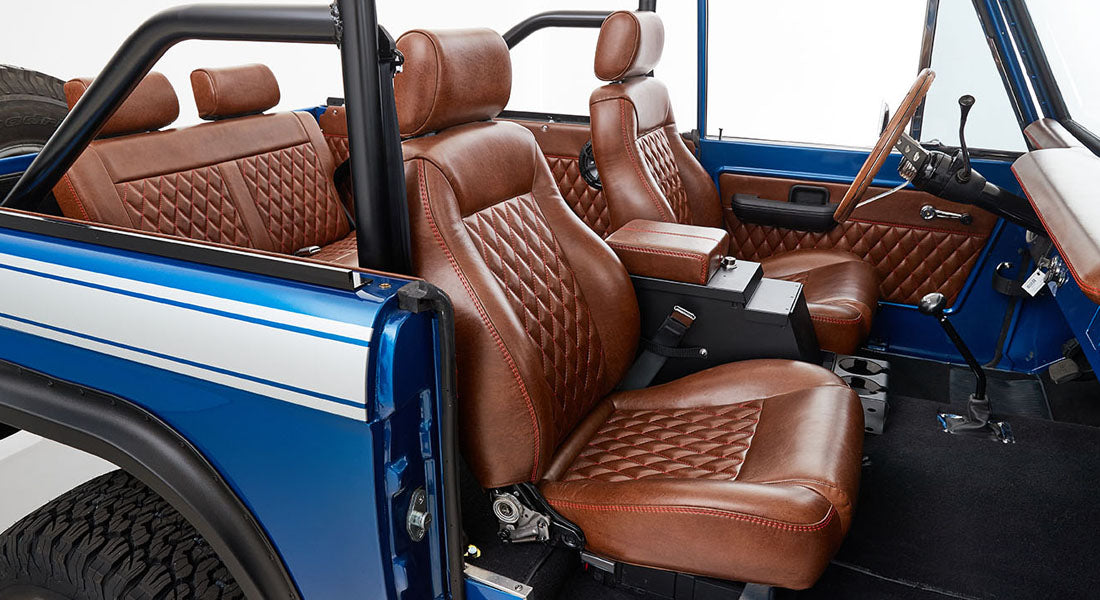 Classic Ford Bronco interior
