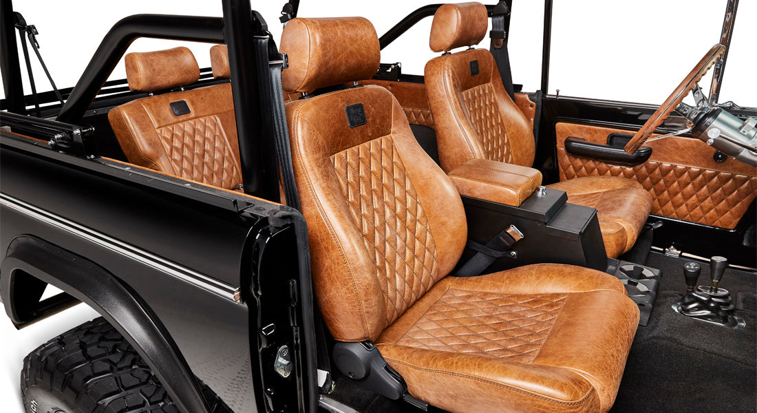 Classic Ford Bronco interior