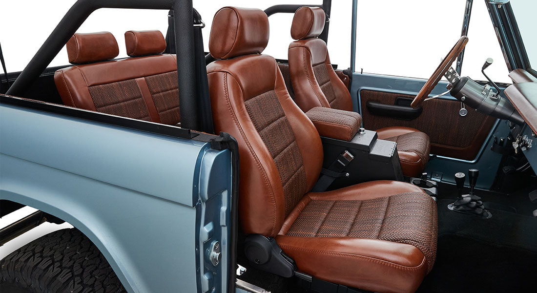 Classic Ford Bronco interior