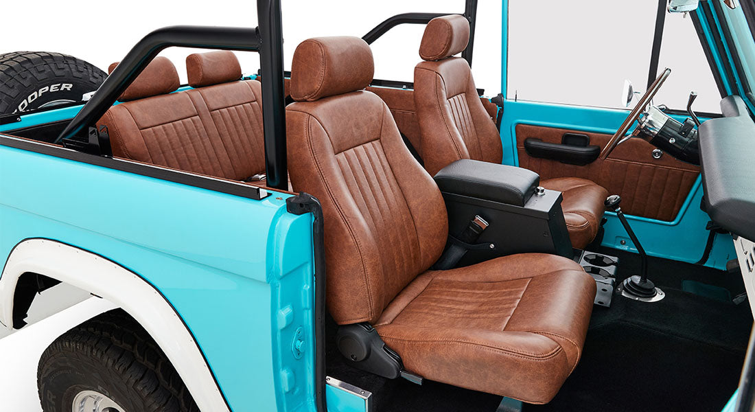 Classic Ford Bronco interior