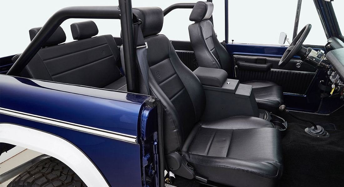 Classic Ford Bronco interior