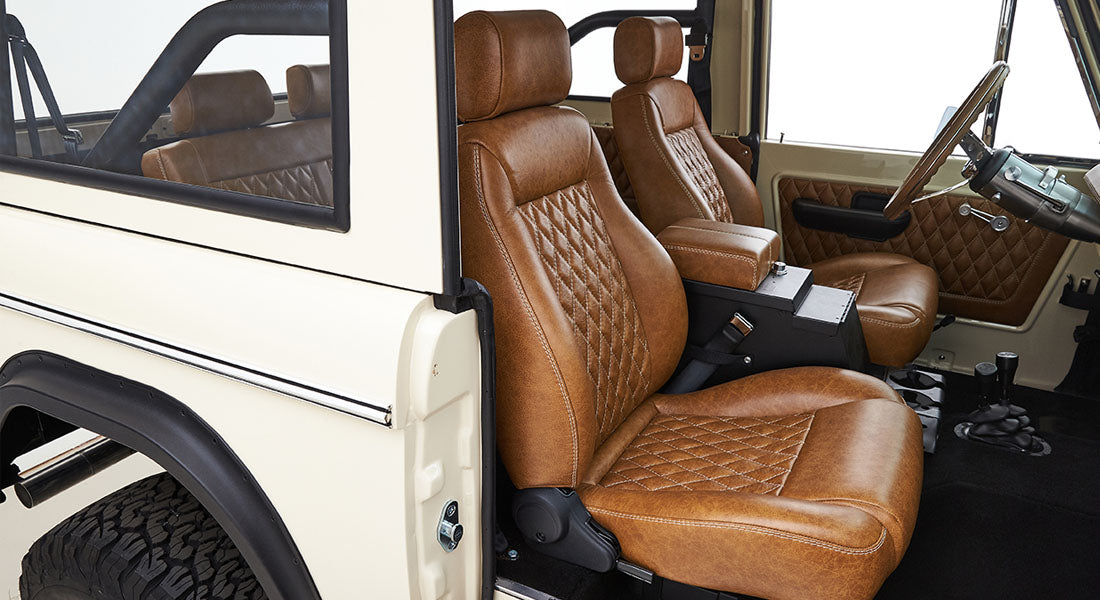 Classic Ford Bronco interior