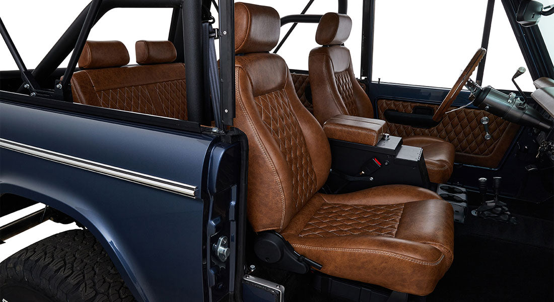 Classic Ford Bronco interior