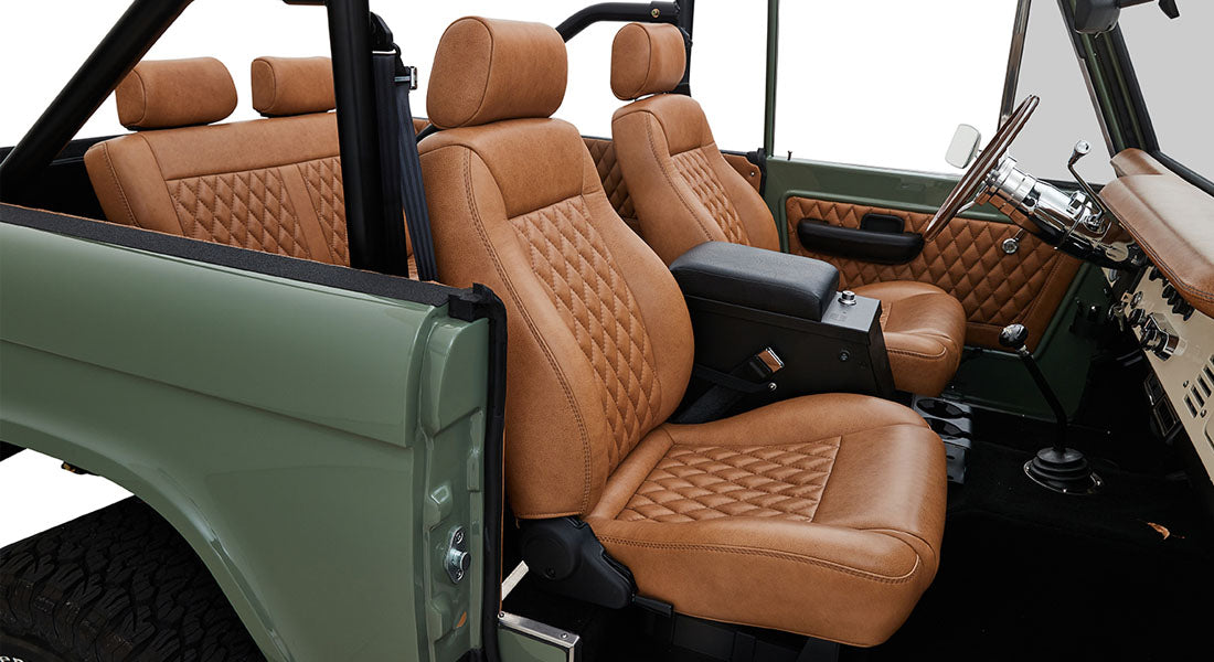 Classic Ford Bronco interior