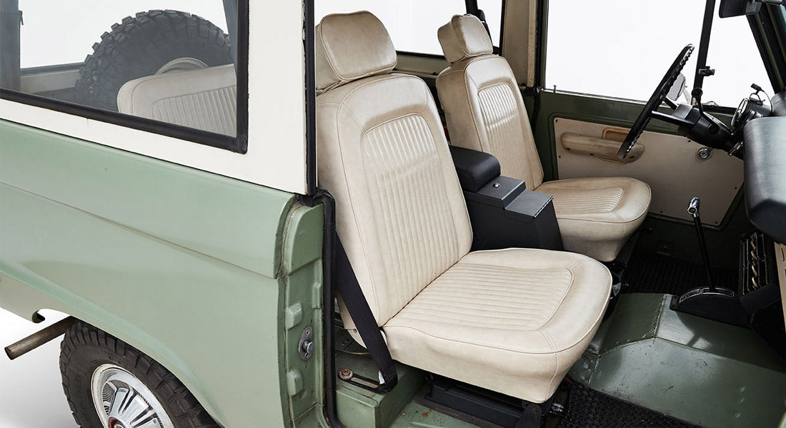 Classic Ford Bronco interior