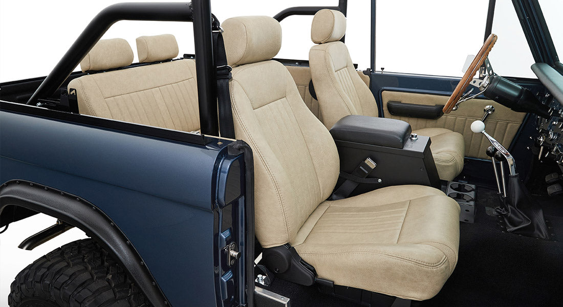 Classic Ford Bronco interior