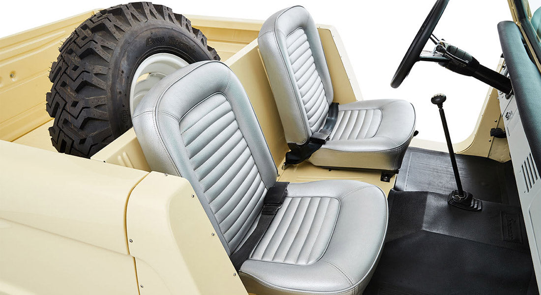 Classic Ford Bronco interior