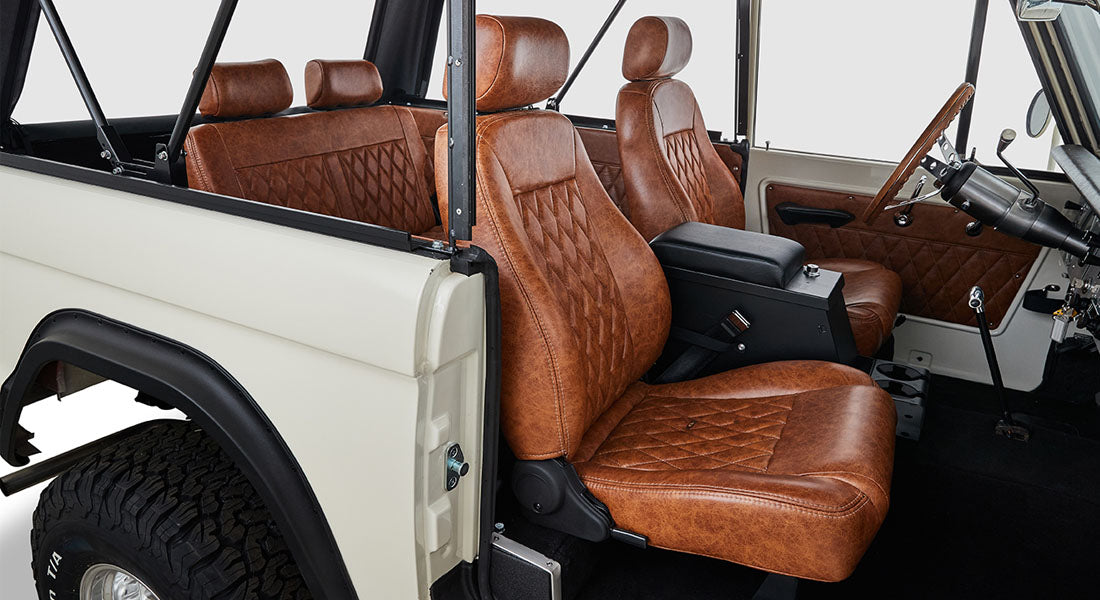 Classic Ford Bronco interior