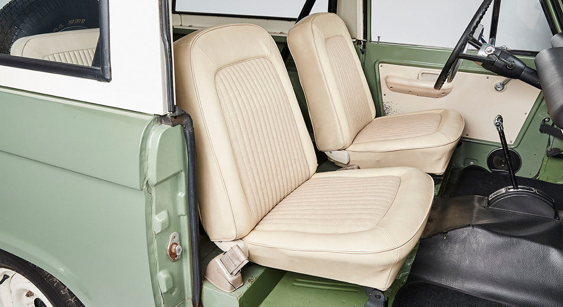 Classic Ford Bronco interior