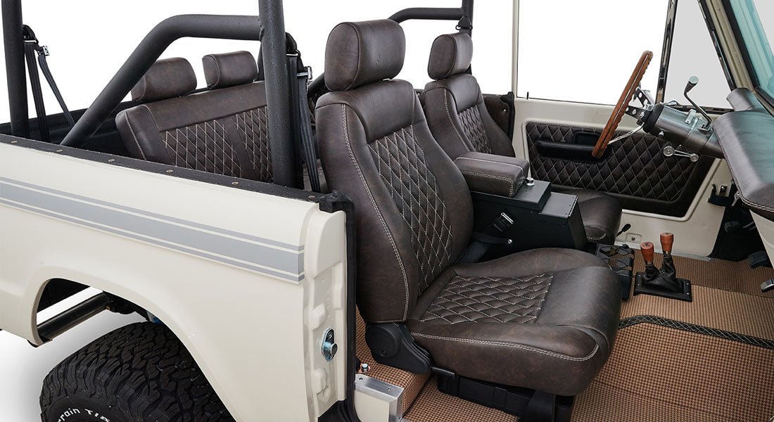 Classic Ford Bronco interior