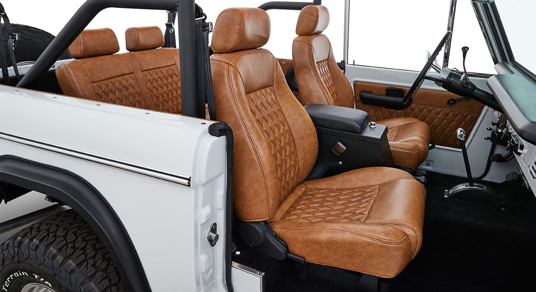 Classic Ford Bronco interior