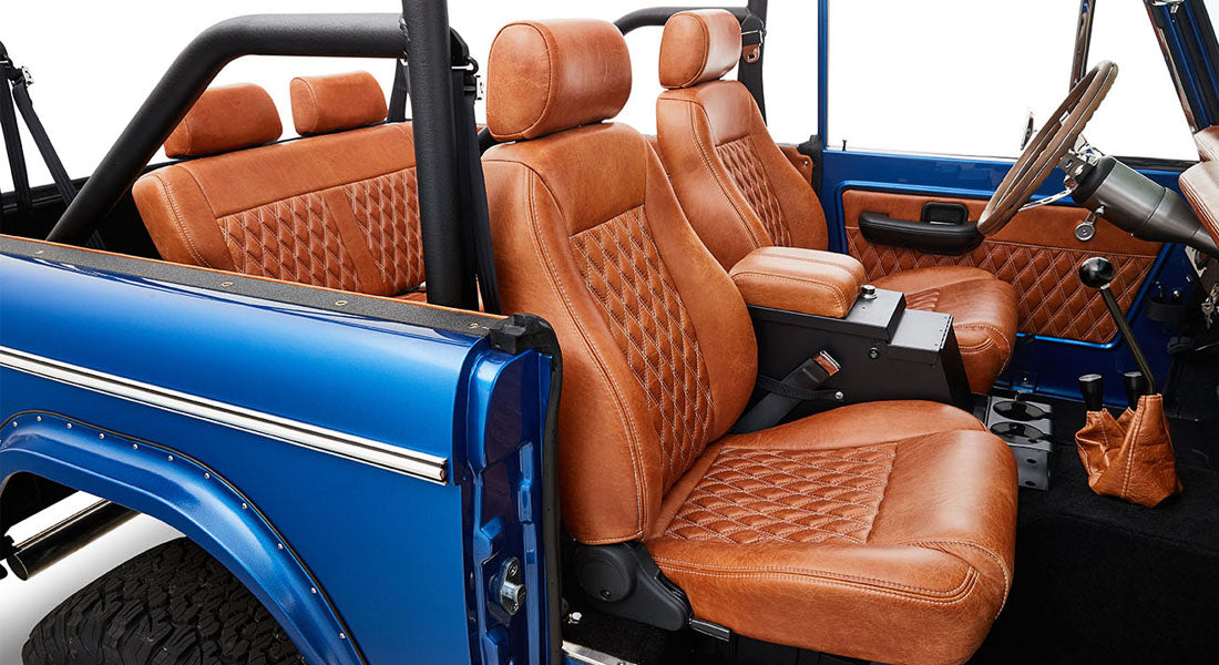 Classic Ford Bronco interior