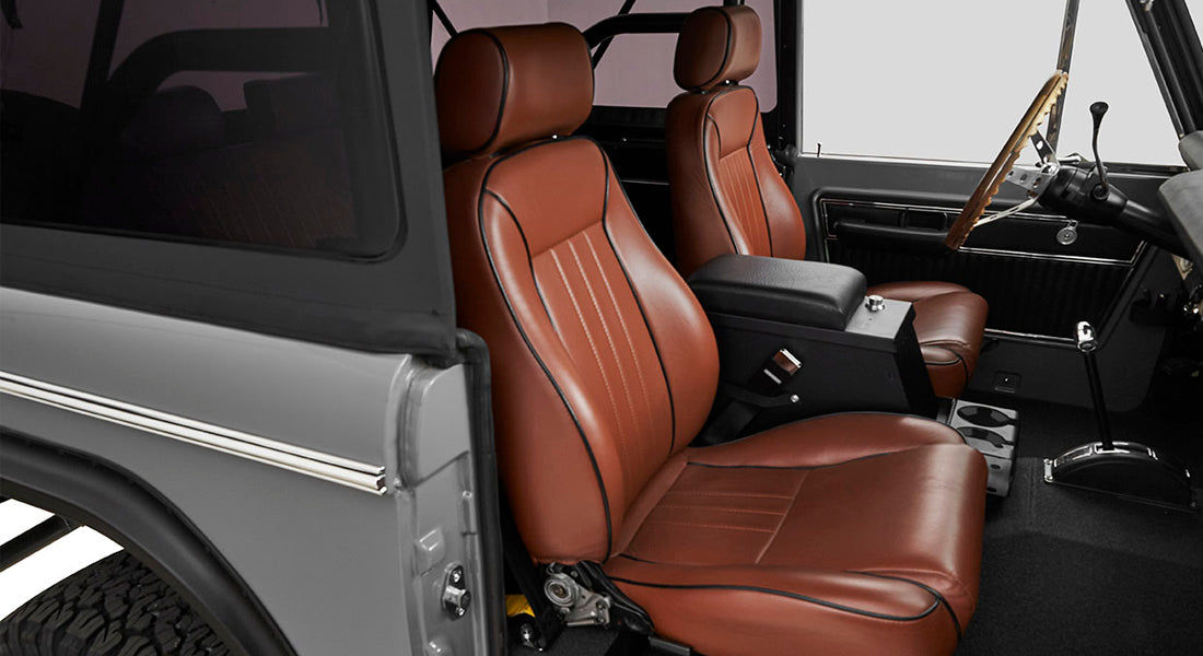 Classic Ford Bronco interior