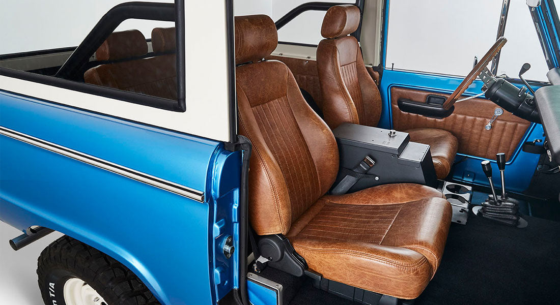Classic Ford Bronco interior