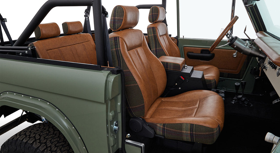 Classic Ford Bronco interior
