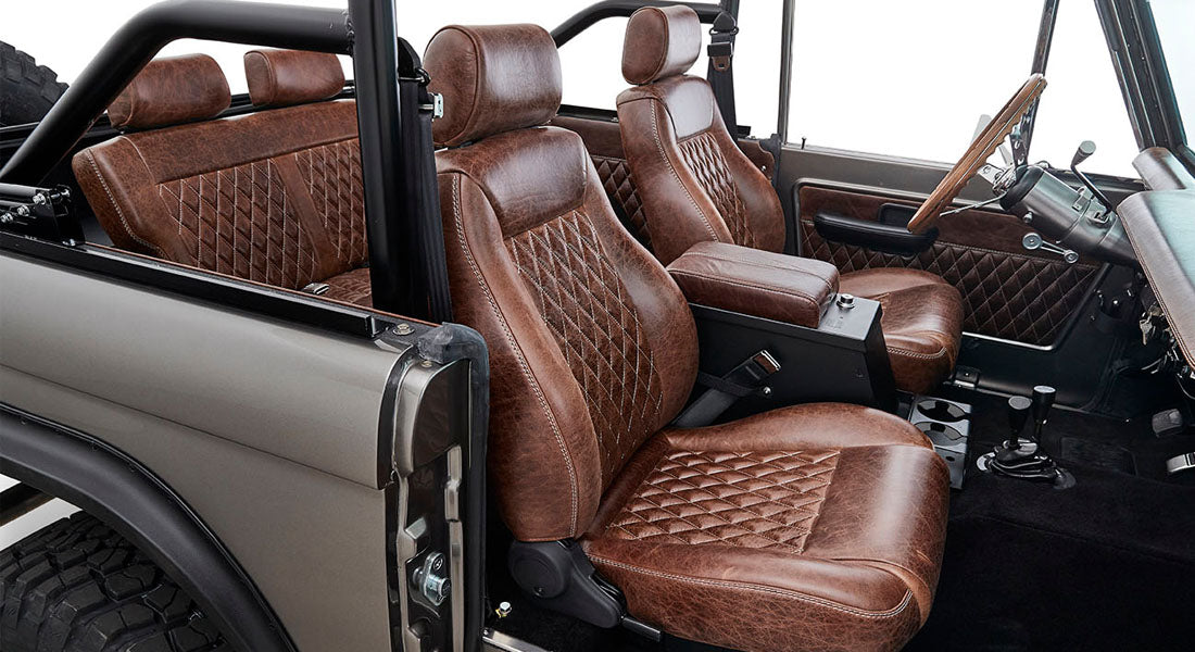 Classic Ford Bronco interior