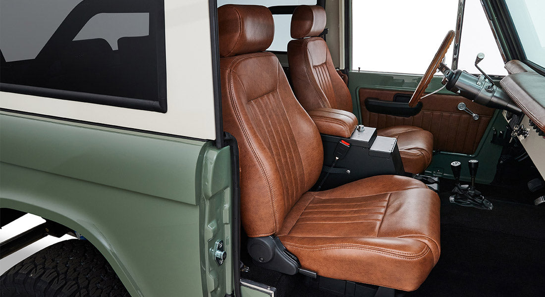 Classic Ford Bronco interior