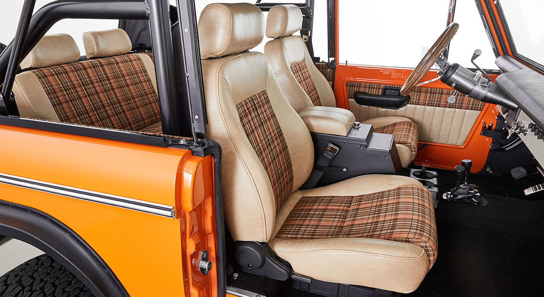Classic Ford Bronco interior