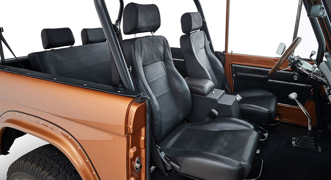 Classic Ford Bronco interior