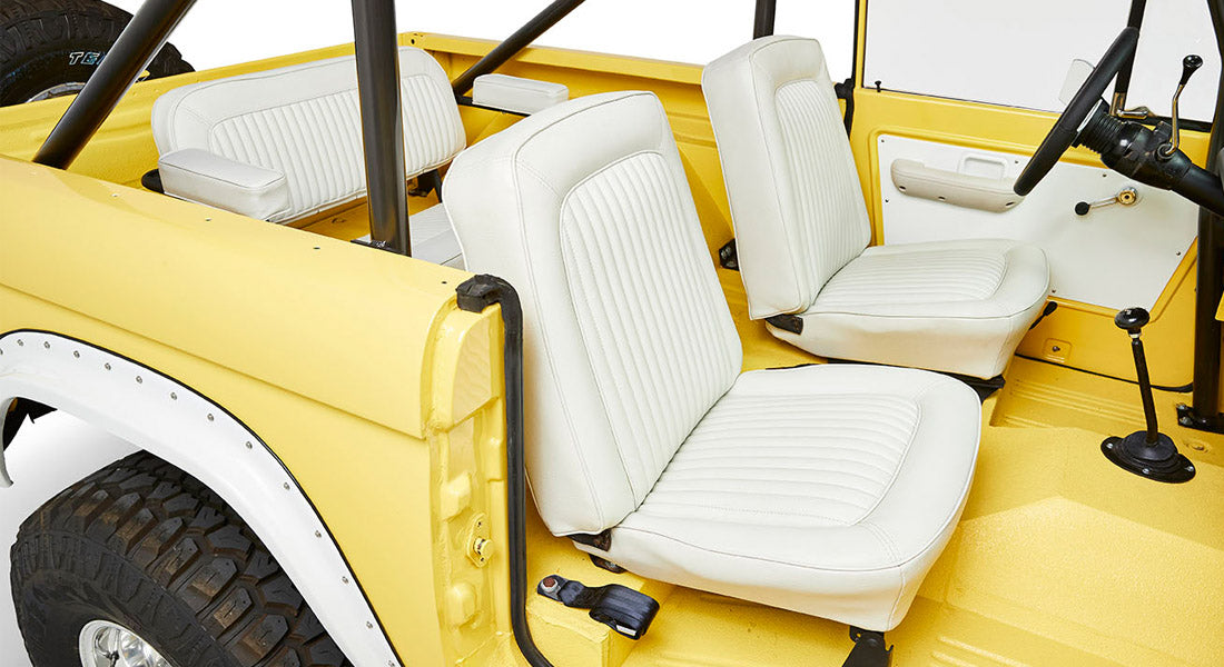 Classic Ford Bronco interior