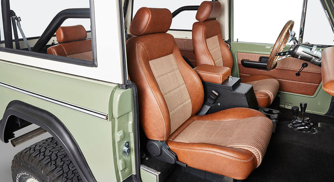 Classic Ford Bronco interior