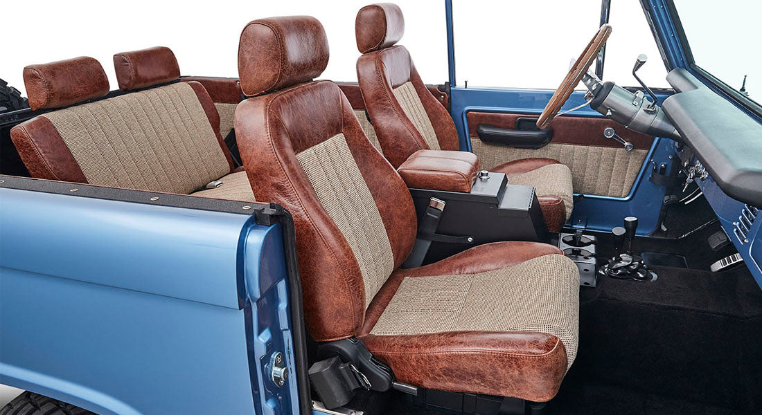 Classic Ford Bronco interior