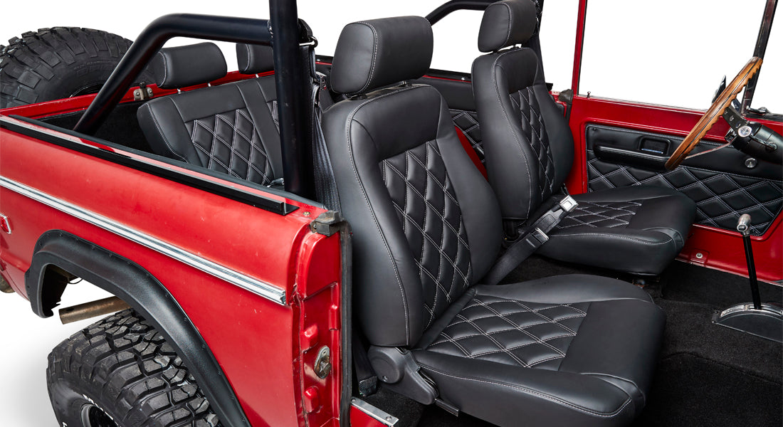 Classic Ford Bronco interior
