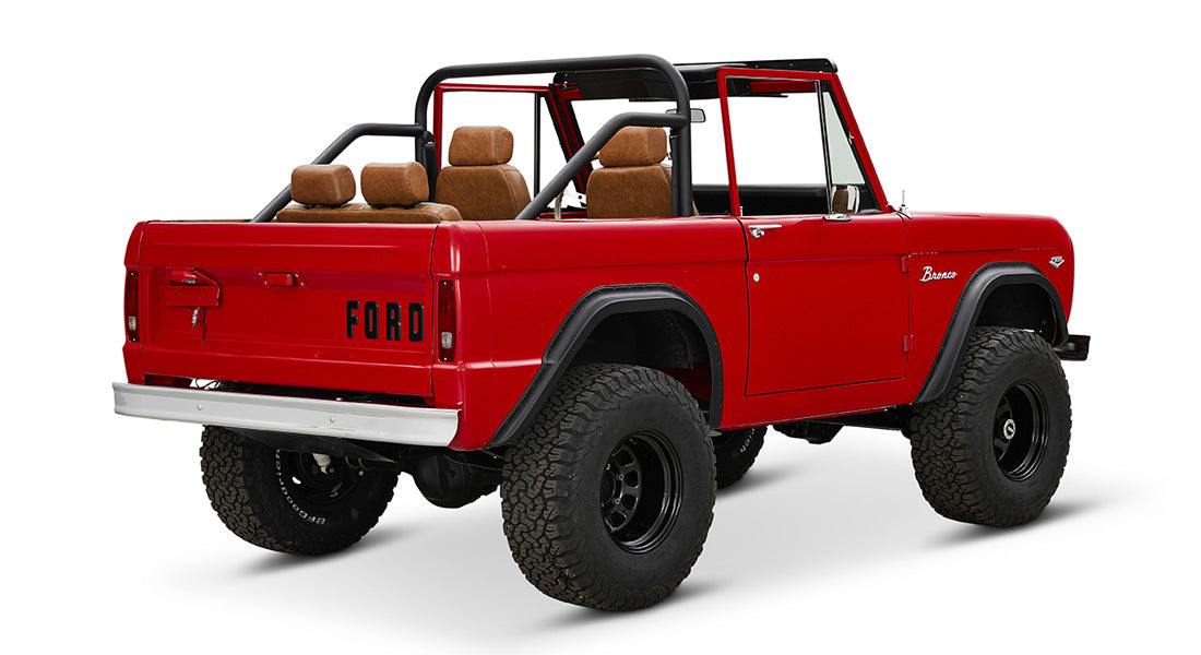 Classic Ford Bronco rear passenger-side view