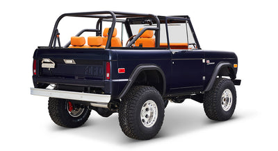 1974 Classic Ford Broncos Coyote Series Alys Beach with Orange Interior and black soft top