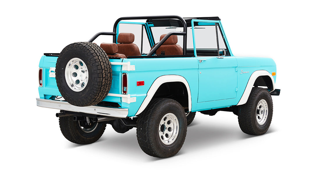 Classic Ford Bronco rear passenger-side view