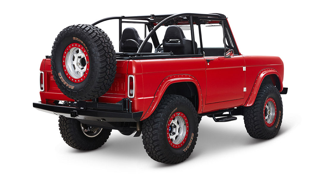 Classic Ford Bronco rear passenger-side view
