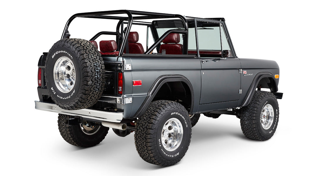Classic Ford Bronco rear passenger-side view