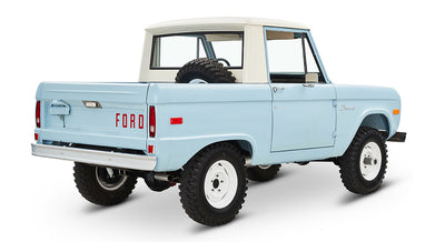 Classic Ford Bronco rear passenger-side view