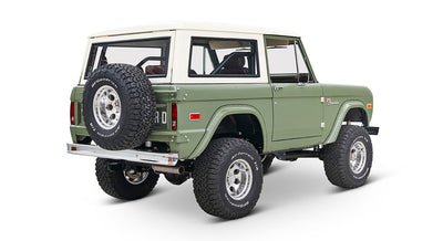 Classic Ford Bronco rear passenger-side view