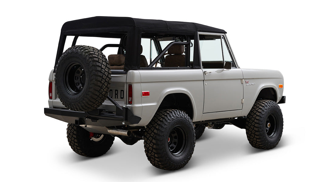 Classic Ford Bronco rear passenger-side view