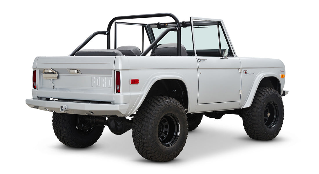 Classic Ford Bronco rear passenger-side view