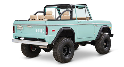 Classic Ford Bronco rear passenger-side view