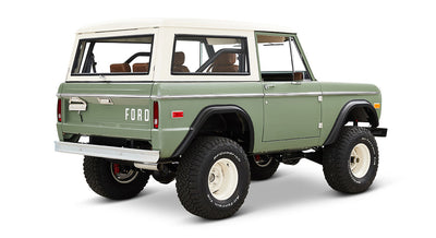 Classic Ford Bronco rear passenger-side view
