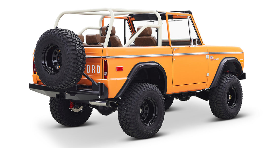 Classic Ford Bronco rear passenger-side view