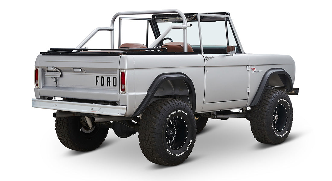 Classic Ford Bronco rear passenger-side view