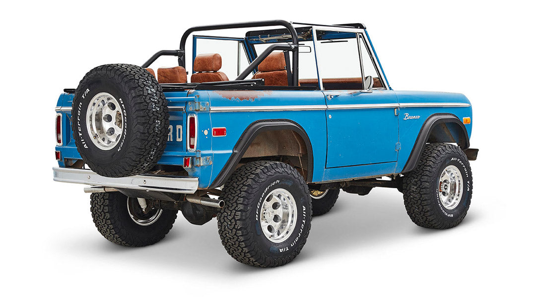 Classic Ford Bronco rear passenger-side view