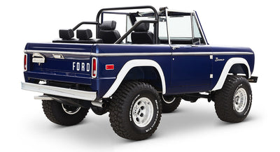 Classic Ford Bronco rear passenger-side view