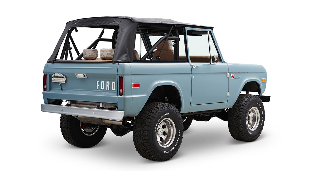 Classic Ford Bronco rear passenger-side view