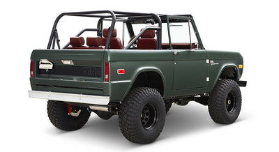 Classic Ford Bronco rear passenger-side view