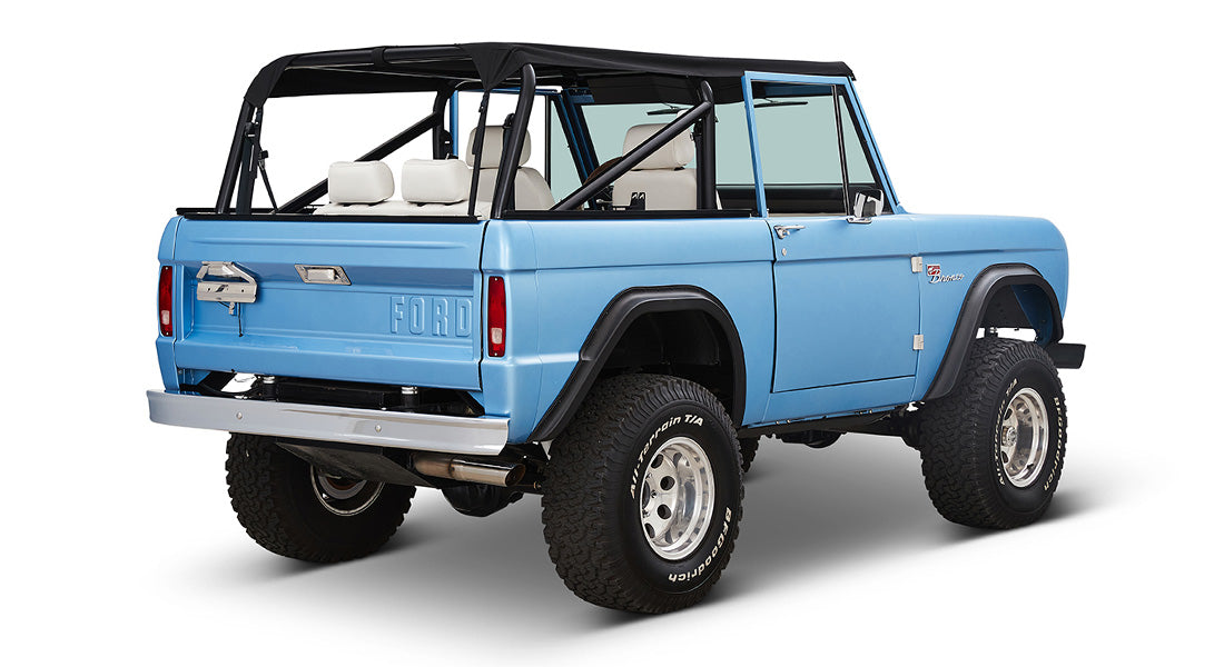 Classic Ford Bronco rear passenger-side view