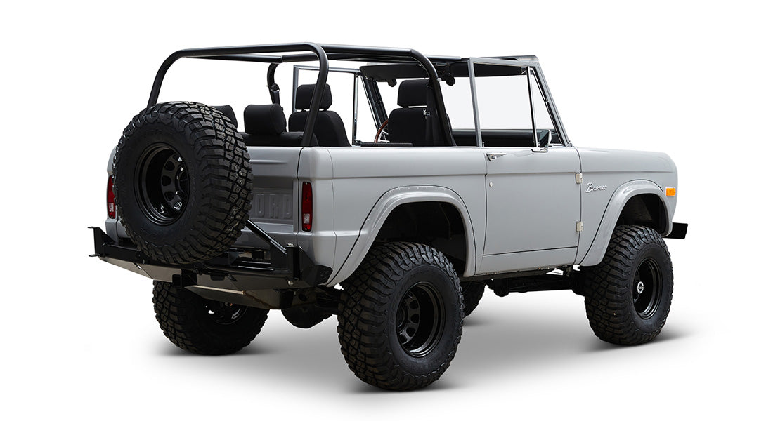 Classic Ford Bronco rear passenger-side view