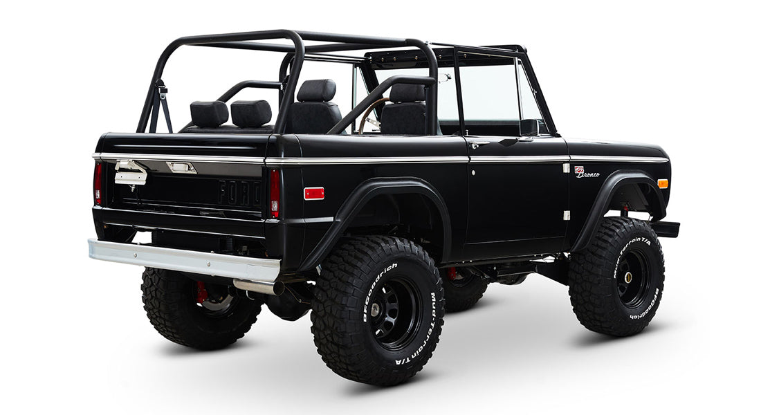 Classic Ford Bronco rear passenger-side view